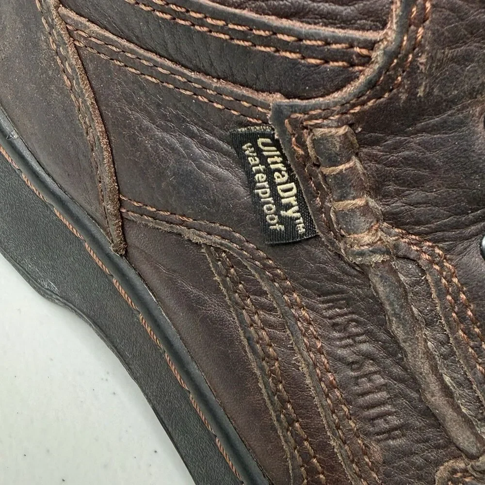 Irish Setter Countrysider Brown Waterproof Chukka Boot 3835 Mens 11.5D Moc Toe